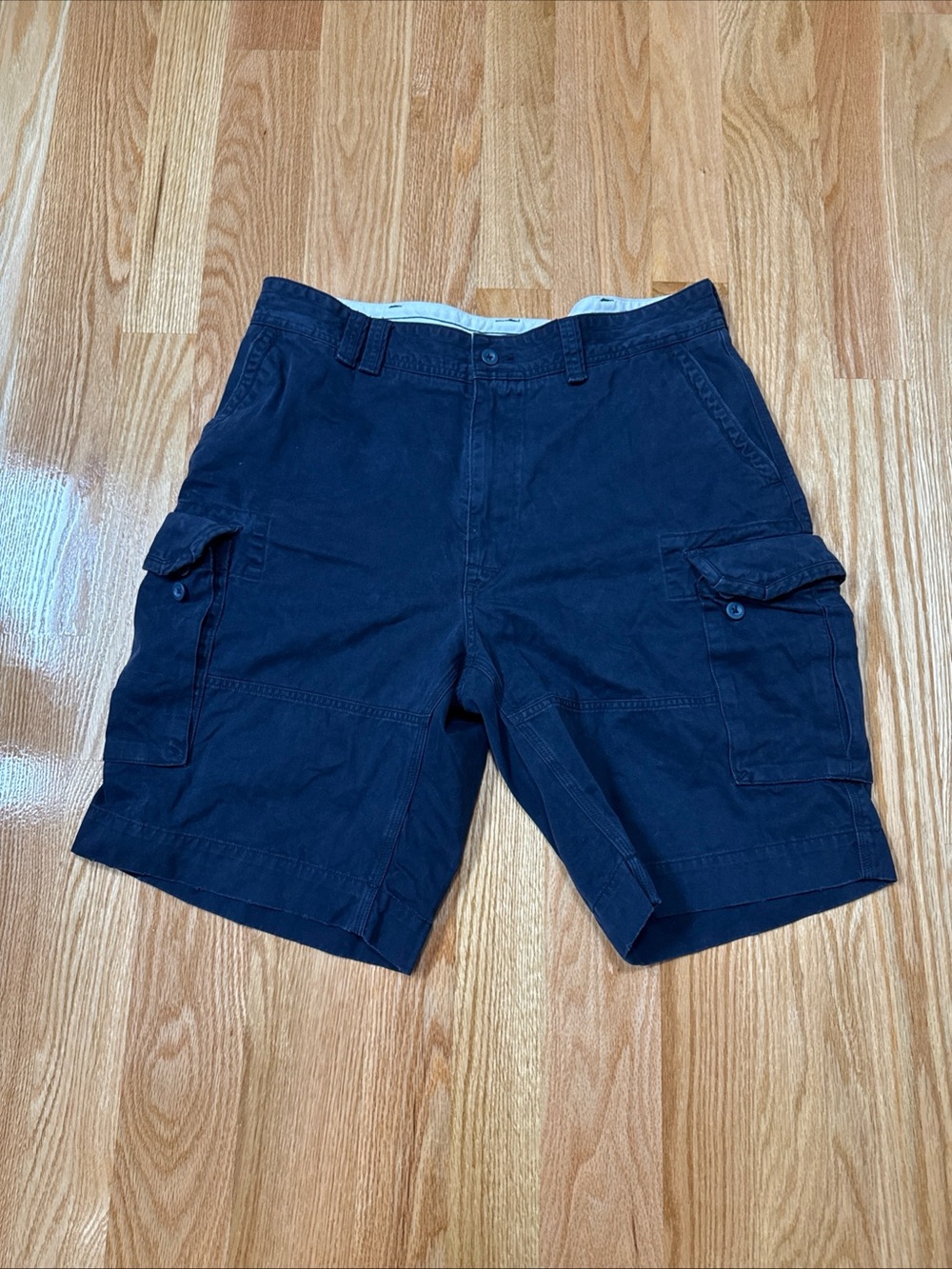 Polo Ralph Lauren Navy Cargo Shorts Men’s Size 38 Tall/Long